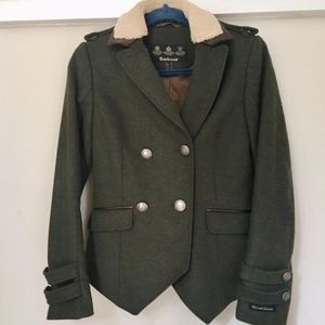 Barbour Wool & Cashmere Shearling Jacket